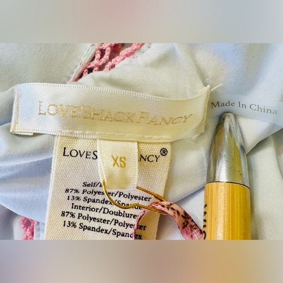 NEW! LoveShackFancy Primrose Pink Berry Mikkel Floral One-Piece Swimsuit - Picture 13 of 16